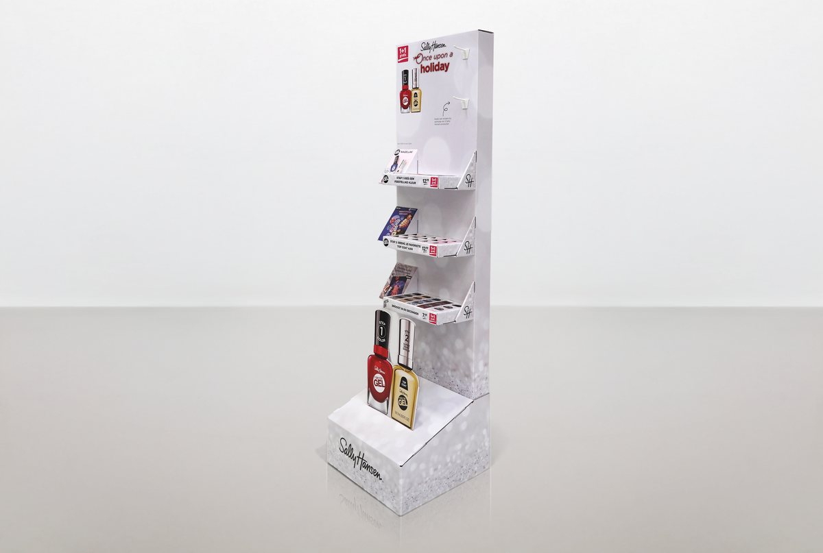 Vloerdisplay Sally Hansen - Holbox Vloerdisplay Sally Hansen - Holbox