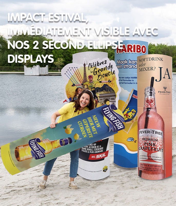 Zomerse impact met de ellipse display Zomerse impact met de ellipse display