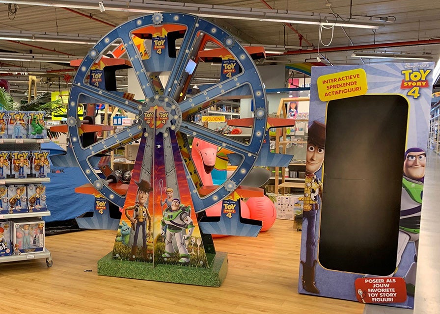 Kartonnen Reuzenrad Toy Story Kartonnen Reuzenrad Toy Story