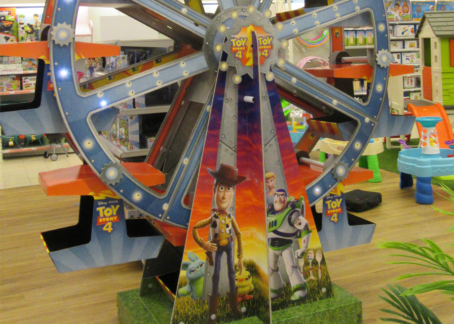 Kartonnen reuzenrad Walt Disney Toy Story 4 - Holbox close up 3 Kartonnen reuzenrad Walt Disney Toy Story 4 - Holbox close up 3